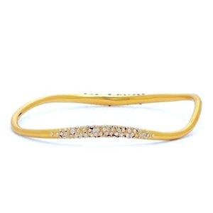 Alexis Bittar Miss Havisham Gold Pave Bangle
